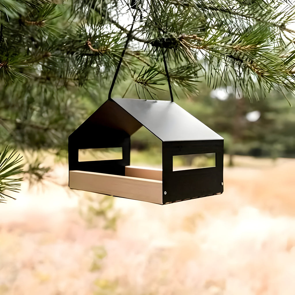 Hængende Fuglehus Til Små Havefugle Med Naturligt Design