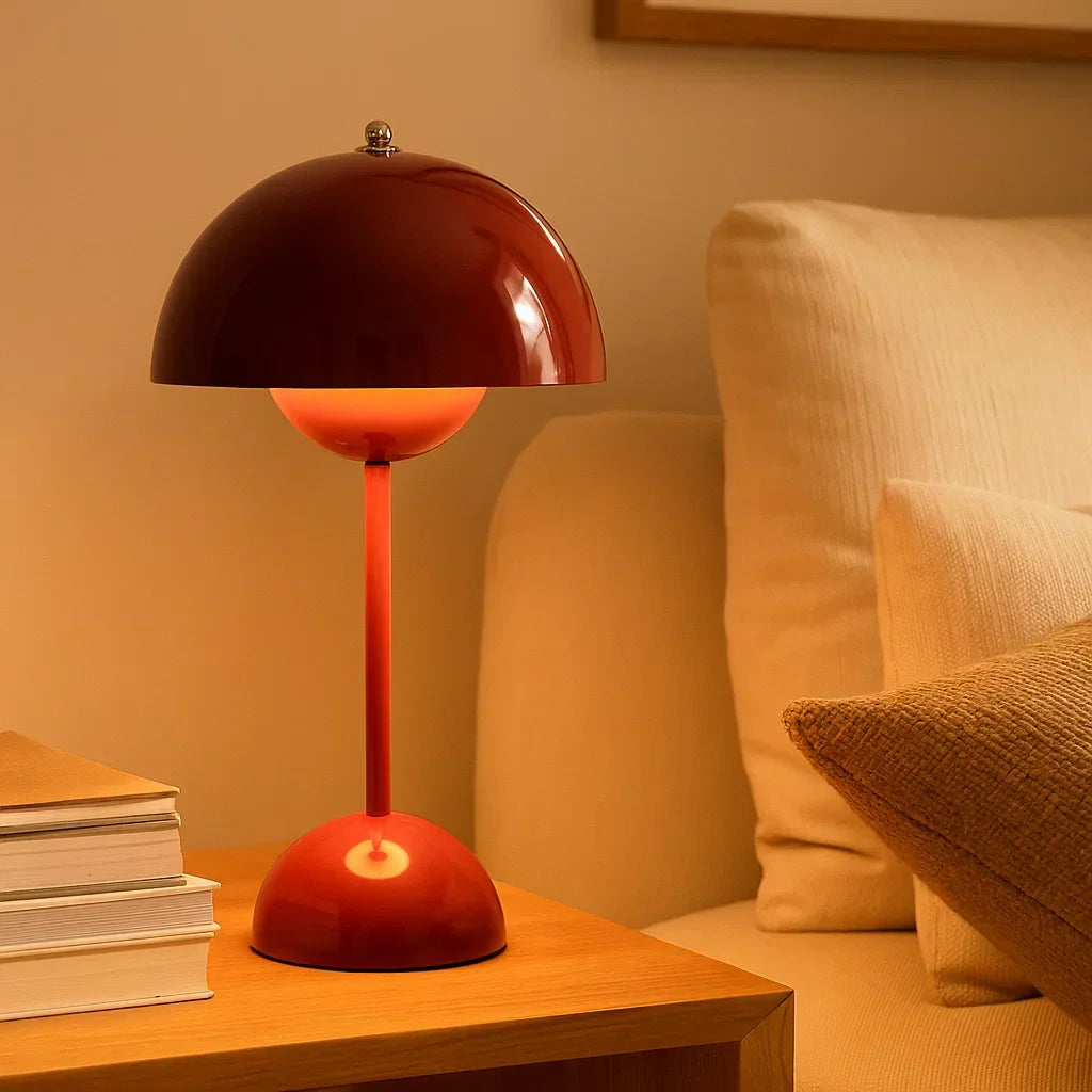 Touch Styringsbordlampe Med Varm Belysning Og Minimalistisk Silhuet