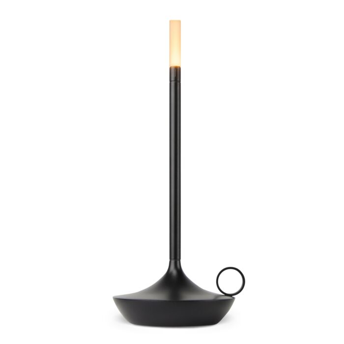 Genopladelig LED-Bordlampe i Aluminium med 3 Lysstyrker
