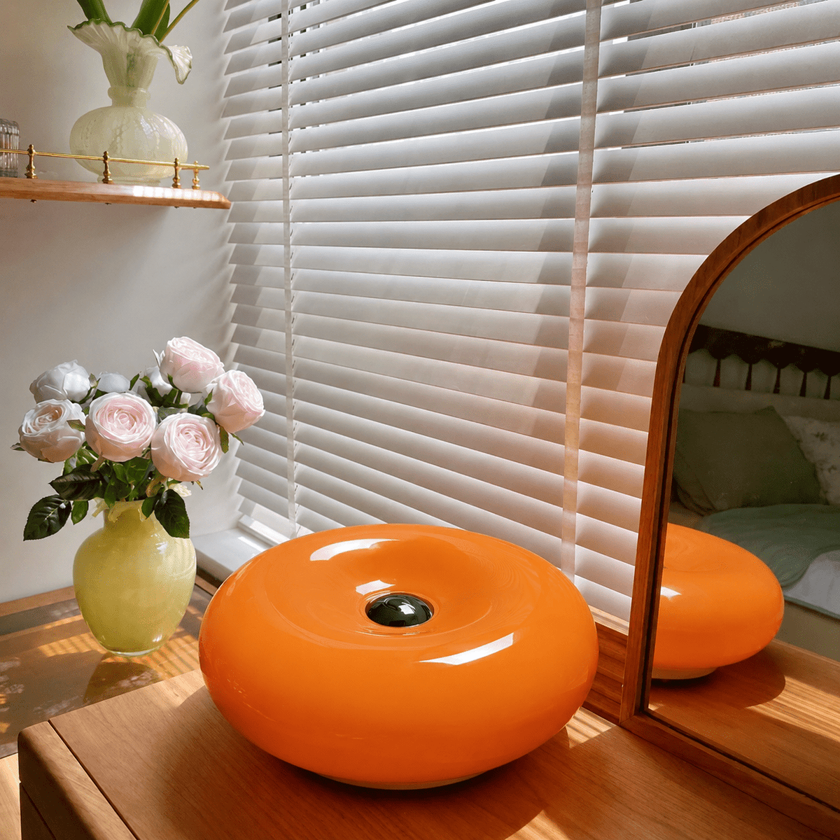 Donutlampe til Væg og Bord med Indirekte Lys